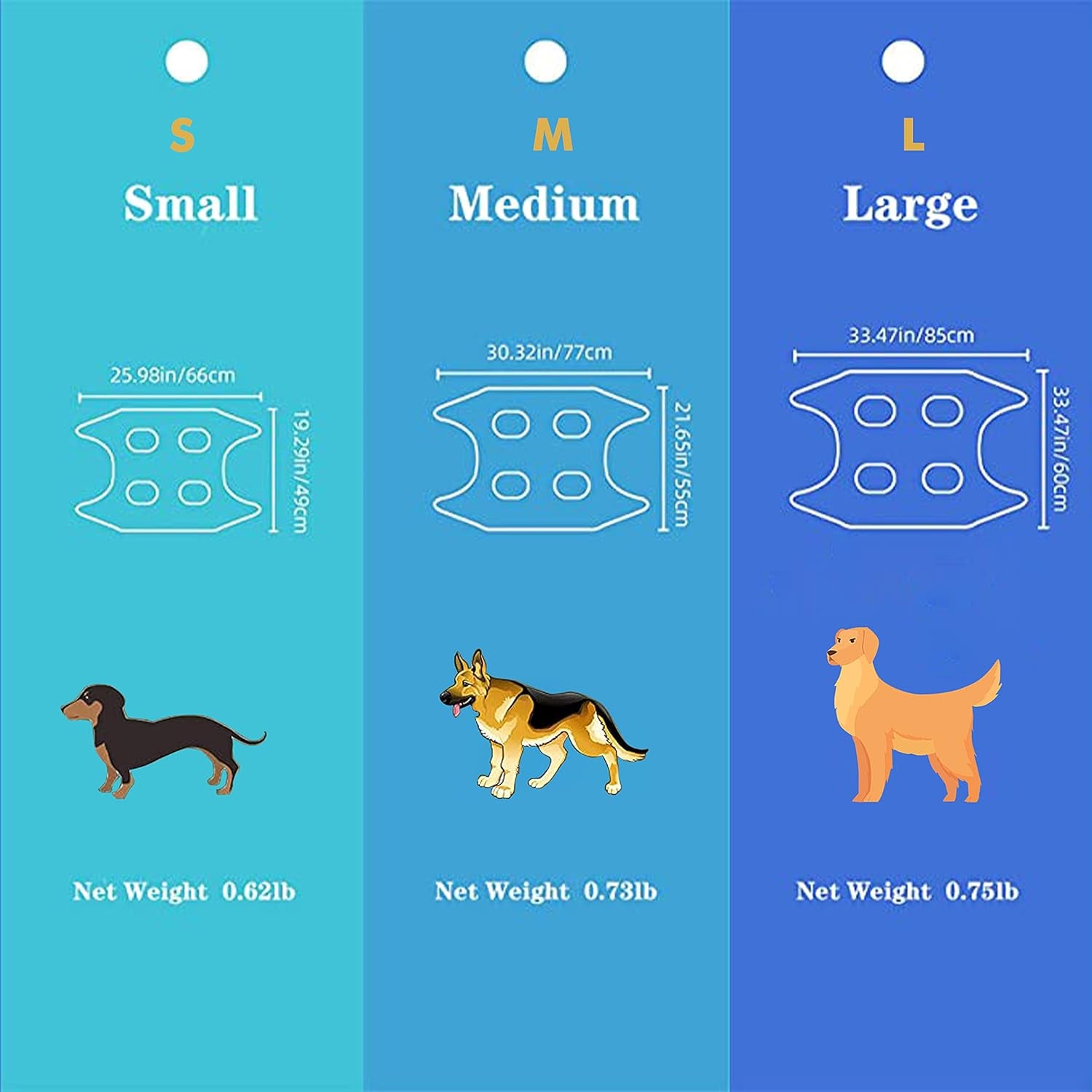 Pet Grooming Hammock Harness, Dogs & Cats Relaxation Restraint Grooming Bag with Pet Nail Clippers/Trimmer, Pet Comb, Dog Grooming Brush for Nail Clipping,Bathing, Clean Teeth, Ear/Eye Care L